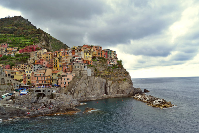 Manarola view from Corniglia