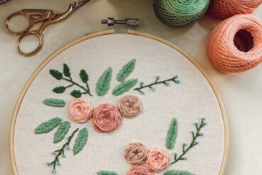 Broderie flori